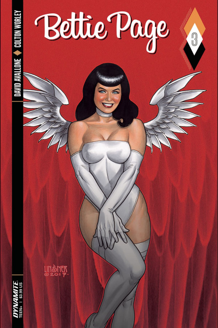 Bettie Page #3 (Linsner Cover)