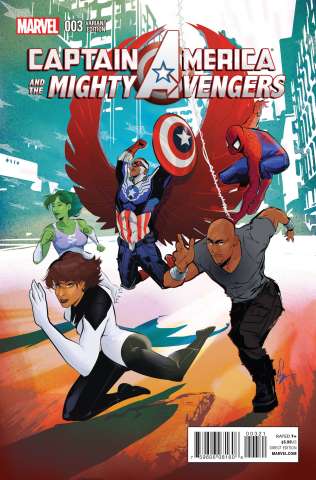 Captain America and the Mighty Avengers #3 (Richardson Cover)