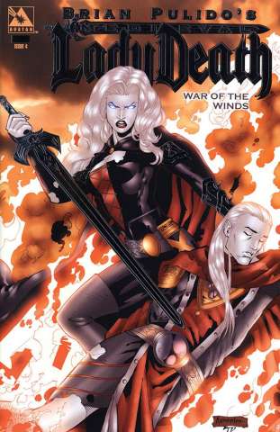 Medieval Lady Death: War of the Winds #4 (Platinum Foil Cover)