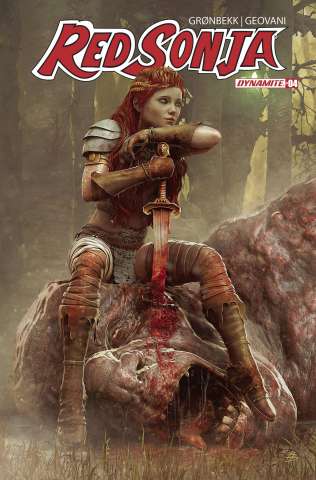 Red Sonja #4 (Barends Cover)