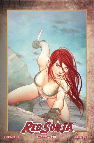 Red Sonja #9 (10 Copy Frison Modern Icon Cover)