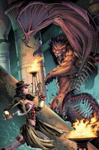 Grimm Fairy Tales: Van Helsing vs. The Mummy of Amun Ra #2 (Metcalf Cover)