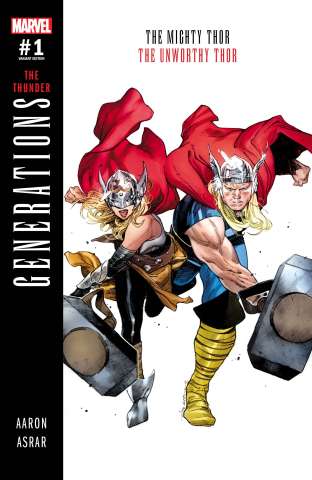 Generations: The Unworthy Thor & The Mighty Thor #1 (Coipel Cover)