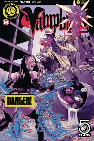Vampblade #7 (Winston Young Risque Cover)