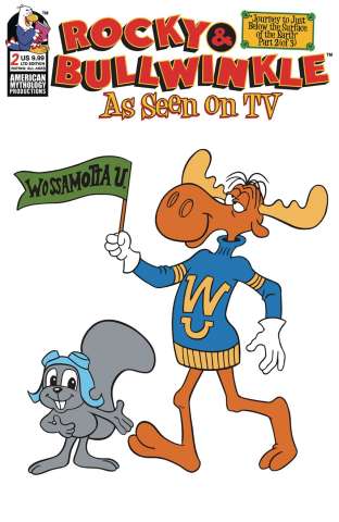 Rocky & Bullwinkle: As Seen on TV #2 (Retro Animation Cover)