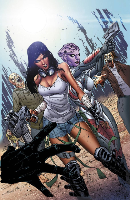 Aliens vs. Zombies #1 (Cafaro Cover)