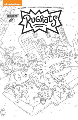 Rugrats #3 (Coloring Book Monlongo Cover)