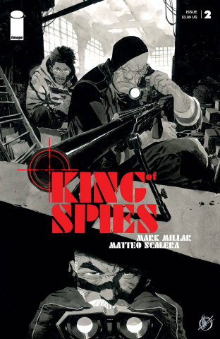 King of Spies #2 (Scalera B&W Cover)