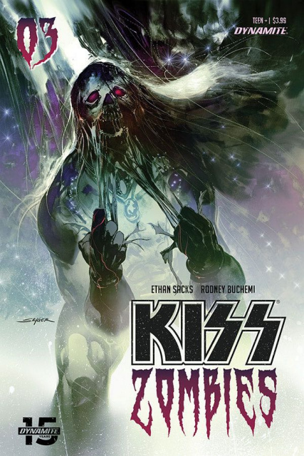 KISS: Zombies #3 (Sayger Cover)