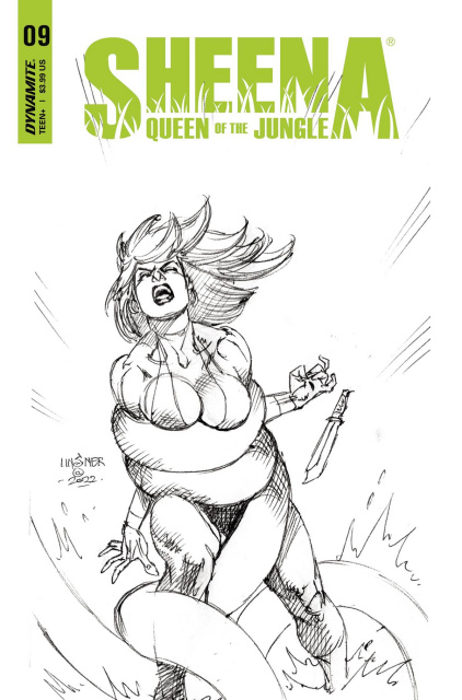 Sheena: Queen of the Jungle #9 (10 Copy Linsner B&W Cover)