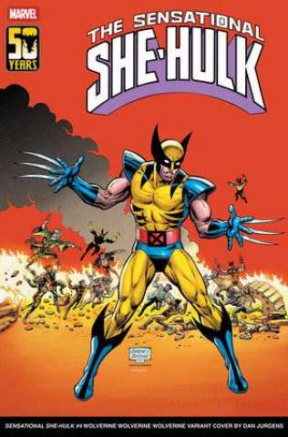 The Sensational She-Hulk #4 (Dan Jurgens Wolverine Wolverine Cover)