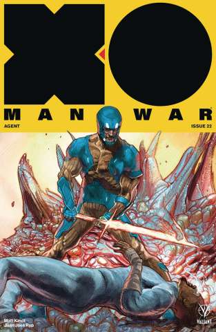 X-O Manowar #22 (20 Copy Interlocking Guede Cover)