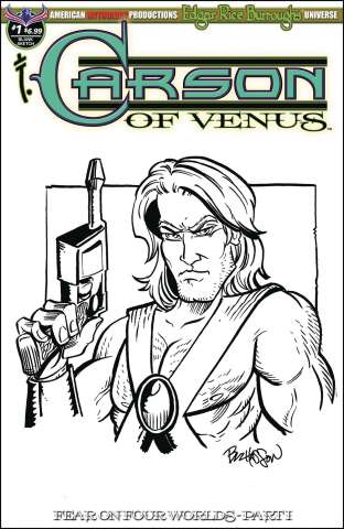 Carson of Venus: Fear on Four Worlds #1 (Hand Drawn Sketch Cover)