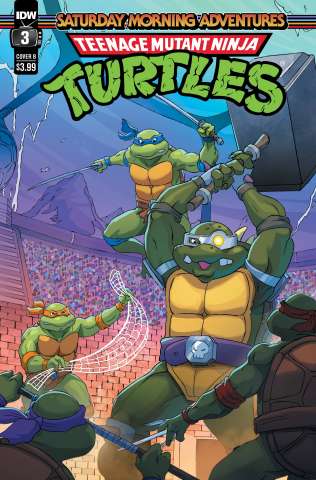 Teenage Mutant Ninja Turtles: Saturday Morning Adventures, Continued #3 (Schoening Cover)