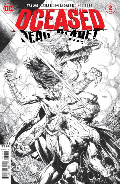DCeased: Dead Planet #2 (David Finch B&W 2nd Printing)