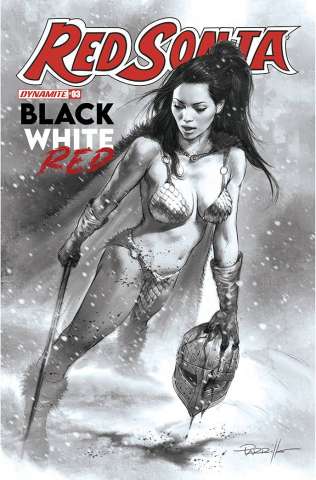 Red Sonja: Black, White, Red #3 (30 Copy Parrillo B&W Cover)