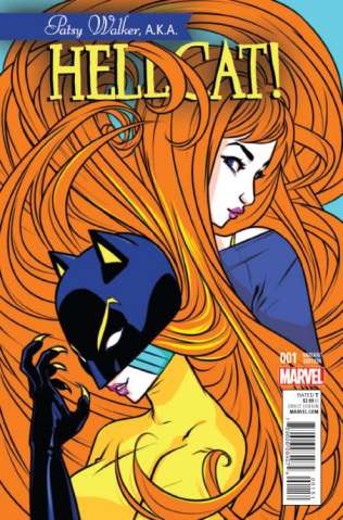 Patsy Walker, a.k.a. Hellcat #1 (Campbell Cover)