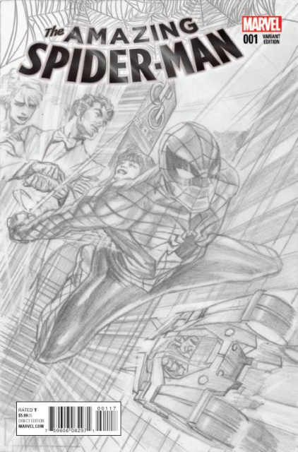 The Amazing Spider-Man #1 (Ross Sketch Cover)