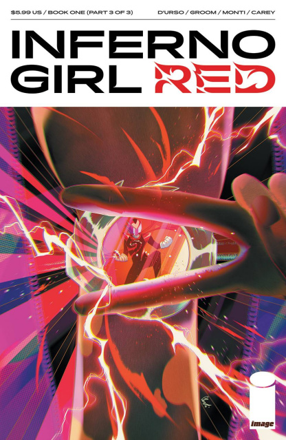 Inferno Girl Red: Book One #3 (Monti Cover)