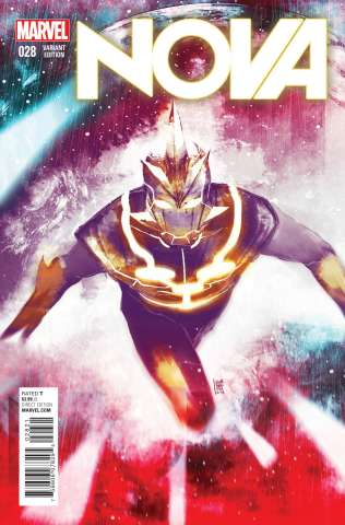 Nova #28 (Sorrentino Cosmically Enhanced Cover)