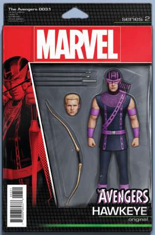 Avengers #3.1 (Christopher Action Figure Cover)