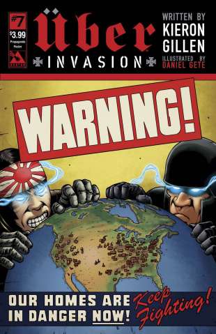 Über: Invasion #7 (Propaganda Poster Cover)