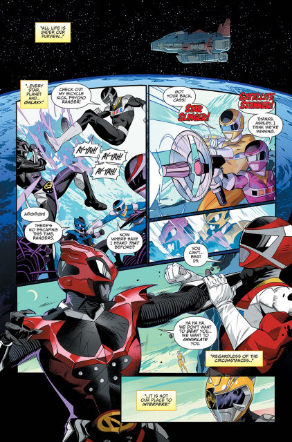 Mighty Morphin Power Rangers #45 (Mora Cover)