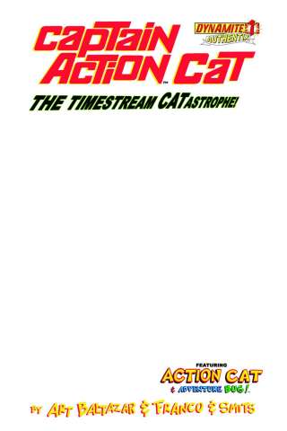 Captain Action Cat #1 (Blank Authentix Cover)
