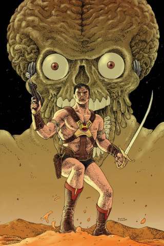 Warlord of Mars Attacks #1 (20 Copy Villalobos Virgin Cover)