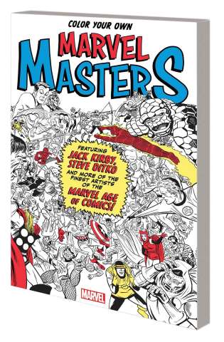 Color Your Own Marvel Masters