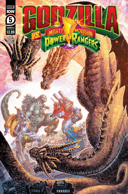 Godzilla vs. Mighty Morphin Power Rangers #5 (Williams Cover)