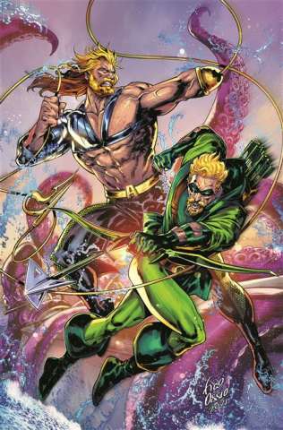 Aquaman / Green Arrow: Deep Target #6 (Fico Ossio Card Stock Cover)