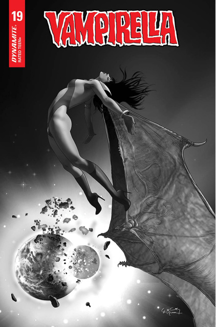 Vampirella #19 (20 Copy Gunduz B&W Cover)