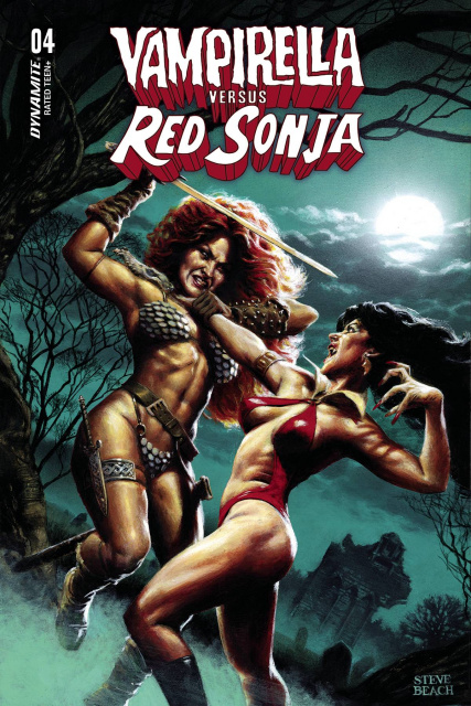 Vampirella vs. Red Sonja #4 (Beach Cover)