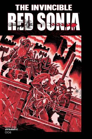 The Invincible Red Sonja #6 (Bonus TMNT Homage Haeser Cover)