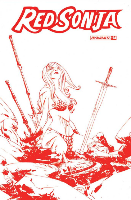 Red Sonja #24 (21 Copy Lee Tint Cover)