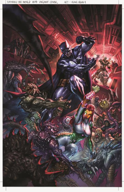 Batman: Off-World #4 (1:25 Alan Quah Card Stock Cover)