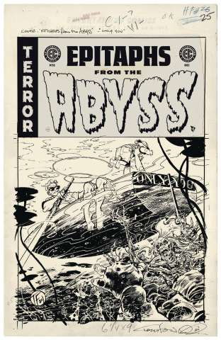 EC Epitaphs From the Abyss #6 (20 Copy B&W Cover)