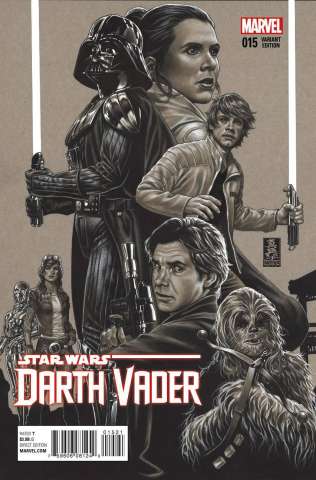 Star Wars: Darth Vader #15 (Brooks Sketch Cover)