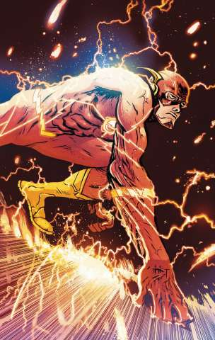 The Flash #756 (Card Stock Daniel W Johnson Cover)