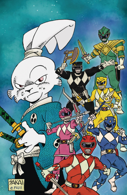 Mighty Morphin Power Rangers / Usagi Yojimbo #1 (Foil Cover)