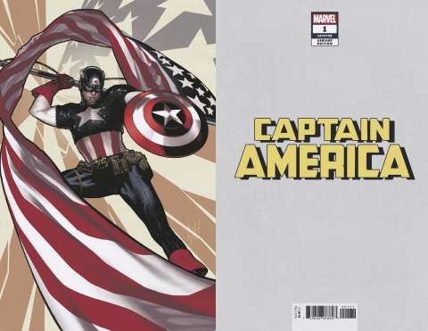 Captain America #1 (Hughes Virgin Cover)
