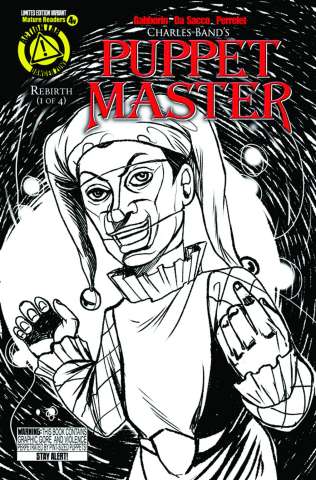 Puppet Master #4 (Jester Sketch Cover)