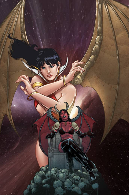 Vampirella vs. Purgatori #5 (Bonus Sarraseca Virgin Cover)