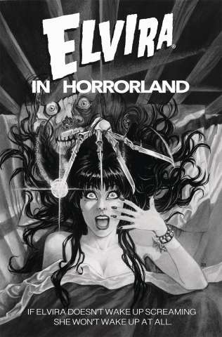 Elvira in Horrorland #4 (20 Copy Califano B&W Cover)