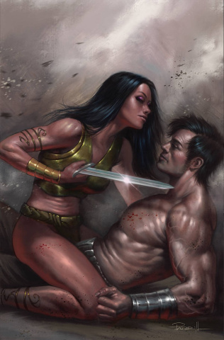 Dejah Thoris vs. John Carter of Mars #6 (Parrillo Virgin Cover)