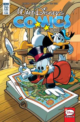 Walt Disney's Comics and Stories #732 (Subscription Cover)