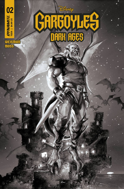 Gargoyles: Dark Ages #2 (15 Copy Crain B&W Cover)