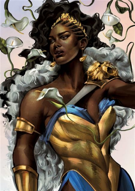 Nubia: Queen of the Amazons #3 (Juliet Nneka Card Stock Cover)