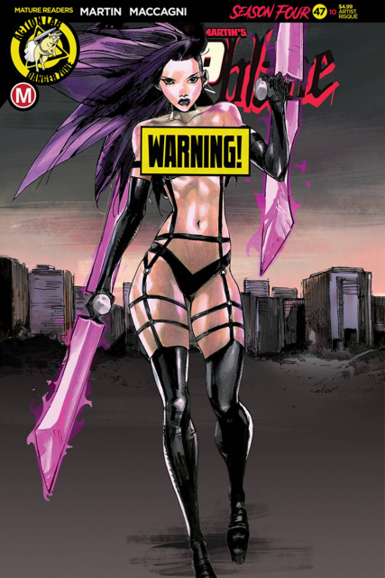 Vampblade, Season Four #10 (Celor Risque Cover)